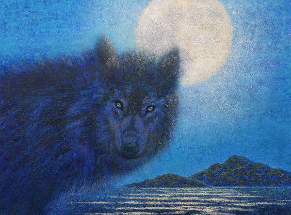 Black Wolf, Limited Edition Giclée Print